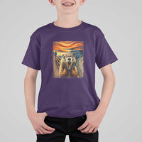 Funny Scream Groundhog T Shirt For Kid Woddchuck Day