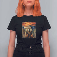 Funny Scream Groundhog T Shirt For Women Woddchuck Day