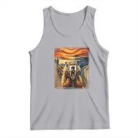 Funny Scream Groundhog Tank Top Woddchuck Day
