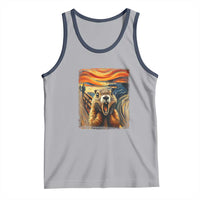 Funny Scream Groundhog Tank Top Woddchuck Day