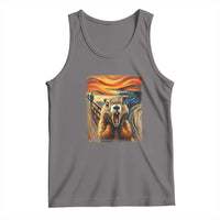 Funny Scream Groundhog Tank Top Woddchuck Day