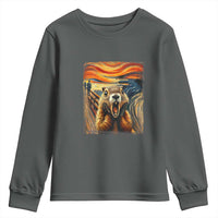 Funny Scream Groundhog Youth Sweatshirt Woddchuck Day