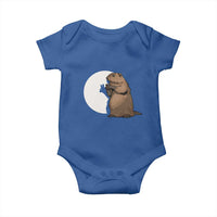 Groundhog Shadow Meteorlogy Baby Onesie Woodchuck Puppet Funny Gift