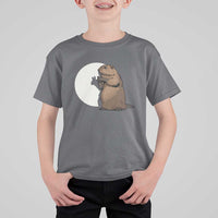 Groundhog Shadow Meteorlogy T Shirt For Kid Woodchuck Puppet Funny Gift