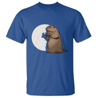 Groundhog Shadow Meteorlogy T Shirt Woodchuck Puppet Funny Gift
