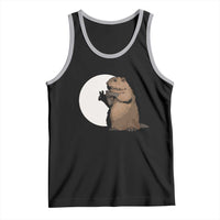 Groundhog Shadow Meteorlogy Tank Top Woodchuck Puppet Funny Gift