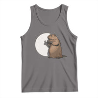 Groundhog Shadow Meteorlogy Tank Top Woodchuck Puppet Funny Gift