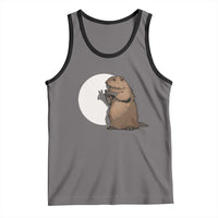 Groundhog Shadow Meteorlogy Tank Top Woodchuck Puppet Funny Gift