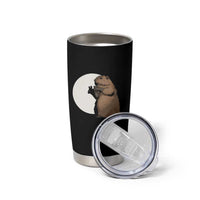 Groundhog Shadow Meteorlogy Tumbler Cup Woodchuck Puppet Funny Gift