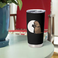 Groundhog Shadow Meteorlogy Tumbler Cup Woodchuck Puppet Funny Gift