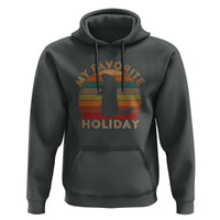 Groundhog Day Hoodie My Favorite Holiday Ground Hog Shadow Retro Sunset