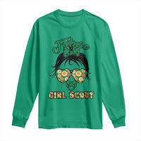 Scout Girl Cookie Dealer Long Sleeve Shirt Troop Leader Kidlife Little Bun - Wonder Print Shop