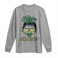 Scout Girl Cookie Dealer Long Sleeve Shirt Troop Leader Kidlife Little Bun - Wonder Print Shop