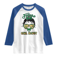 Scout Girl Cookie Dealer Raglan Shirt Troop Leader Kidlife Little Bun - Wonder Print Shop