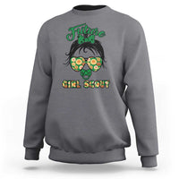 Scout Girl Cookie Dealer Sweatshirt Troop Leader Kidlife Little Bun TS02