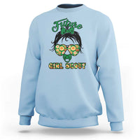 Scout Girl Cookie Dealer Sweatshirt Troop Leader Kidlife Little Bun TS02