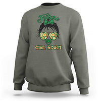 Scout Girl Cookie Dealer Sweatshirt Troop Leader Kidlife Little Bun TS02