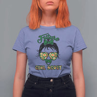 Scout Girl Cookie Dealer T Shirt For Women Troop Leader Kidlife Little Bun - Wonder Print Shop