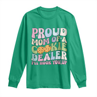 Scout Girl Mom Long Sleeve Shirt Proud Mom Of A Cookie Dealer Troop Leader Family Matching - Wonder Print Shop