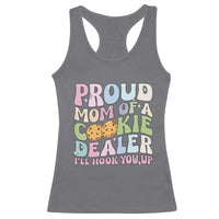 Scout Girl Mom Racerback Tank Top Proud Mom Of A Cookie Dealer Troop Leader Family Matching - Wonder Print Shop