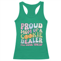 Scout Girl Mom Racerback Tank Top Proud Mom Of A Cookie Dealer Troop Leader Family Matching - Wonder Print Shop