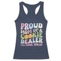 Scout Girl Mom Racerback Tank Top Proud Mom Of A Cookie Dealer Troop Leader Family Matching - Wonder Print Shop