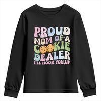 Scout Girl Mom Youth Sweatshirt Proud Mom Of A Cookie Dealer Troop Leader Family Matching - Wonder Print Shop