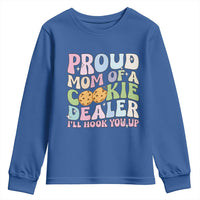 Scout Girl Mom Youth Sweatshirt Proud Mom Of A Cookie Dealer Troop Leader Family Matching - Wonder Print Shop