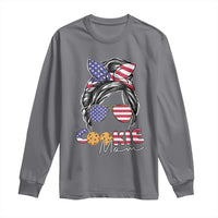Scout Girl Mom Long Sleeve Shirt American Proud Cookie Mom Troop Leader Family Matching - Wonder Print Shop