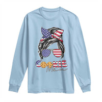 Scout Girl Mom Long Sleeve Shirt American Proud Cookie Mom Troop Leader Family Matching - Wonder Print Shop