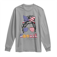 Scout Girl Mom Long Sleeve Shirt American Proud Cookie Mom Troop Leader Family Matching - Wonder Print Shop
