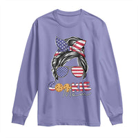 Scout Girl Mom Long Sleeve Shirt American Proud Cookie Mom Troop Leader Family Matching - Wonder Print Shop