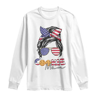 Scout Girl Mom Long Sleeve Shirt American Proud Cookie Mom Troop Leader Family Matching - Wonder Print Shop