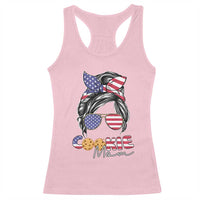 Scout Girl Mom Racerback Tank Top American Proud Cookie Mom Troop Leader Family Matching - Wonder Print Shop