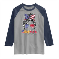 Scout Girl Mom Raglan Shirt American Proud Cookie Mom Troop Leader Family Matching - Wonder Print Shop