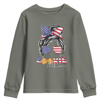 Scout Girl Mom Youth Sweatshirt American Proud Cookie Mom Troop Leader Family Matching - Wonder Print Shop