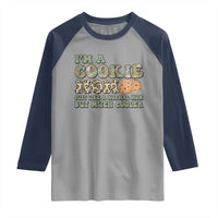 Funny Scout Girl Mom Raglan Shirt I'm A Cookie Mom Cookie Dealer Troop Leader - Wonder Print Shop