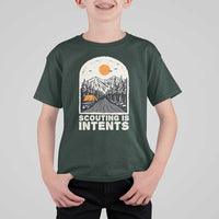 Funny Scout Camping T Shirt For Kid Scouting Is Intents Hiking Camper Outdoors Adventure - Wonder Print Shop