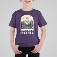 Funny Scout Camping T Shirt For Kid Scouting Is Intents Hiking Camper Outdoors Adventure - Wonder Print Shop