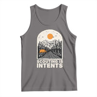 Funny Scout Camping Tank Top Scouting Is Intents Hiking Camper Outdoors Adventure - Wonder Print Shop