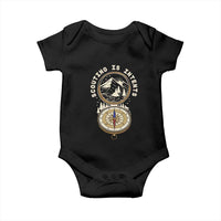 Funny Scout Camping Baby Onesie Scouting Is Intents Compass Camper Hiking Outdoors Adventure - Wonder Print Shop