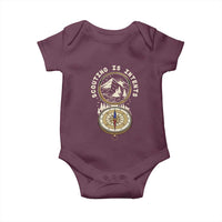 Funny Scout Camping Baby Onesie Scouting Is Intents Compass Camper Hiking Outdoors Adventure - Wonder Print Shop