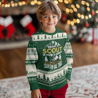 Funny Scout Ugly Christmas Sweater Being A Scout Is Not A Hobby It's A Survial Skill Scouting - Wonder Print Shop