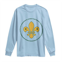 Scout Law Values Long Sleeve Shirt Scouting Troop Leader Fleur-de-Lis