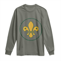 Scout Law Values Long Sleeve Shirt Scouting Troop Leader Fleur-de-Lis
