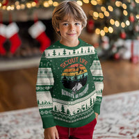 Scout Camping Ugly Christmas Sweater Scout Camping Always Be Prepared Hiking Camping Outdoors Troop Leader - Wonder Print Shop