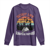 Scout Camping Long Sleeve Shirt Scout Camping Always Be Prepared Hiking Camping Outdoors Troop Leader