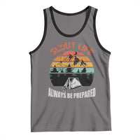 Scout Camping Tank Top Scout Camping Always Be Prepared Hiking Camping Outdoors Troop Leader