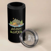 Scout Camping 4 in 1 Can Cooler Tumbler Scout Camping Life Hiking Camping Outdoors Troop Leader
