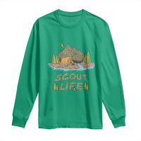 Scout Camping Long Sleeve Shirt Scout Camping Life Hiking Camping Outdoors Troop Leader